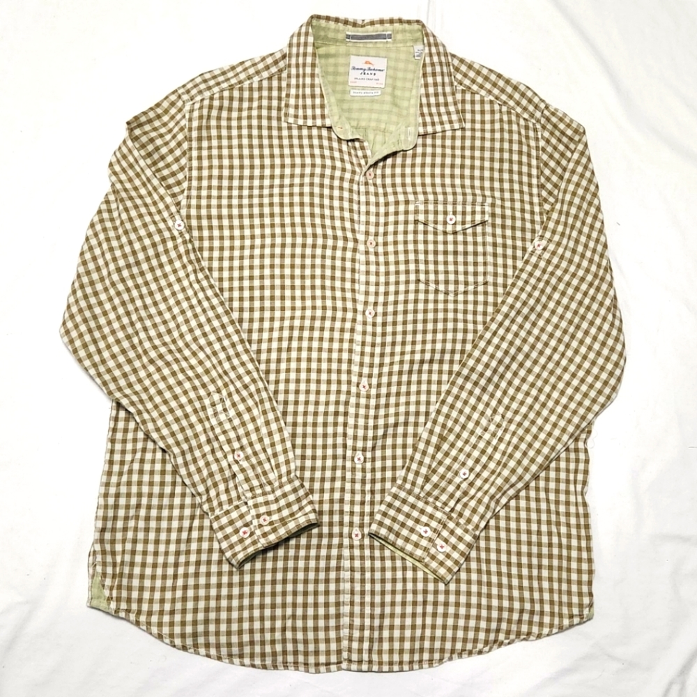 Mens Tommy Bahama Jeans Island Craft LS Button Down Shirt XL
